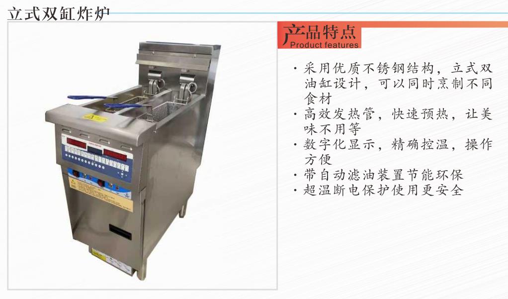 立式双缸双筛炸炉1
